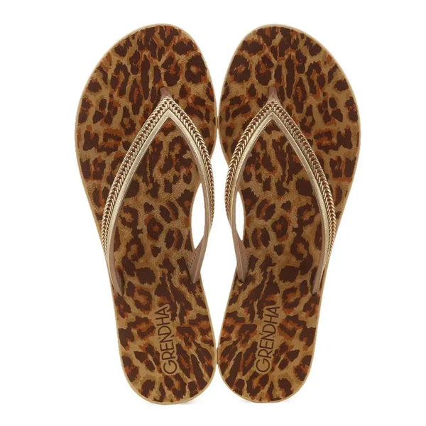 Grendha Acai Energia Sandal - Jaquard Gold