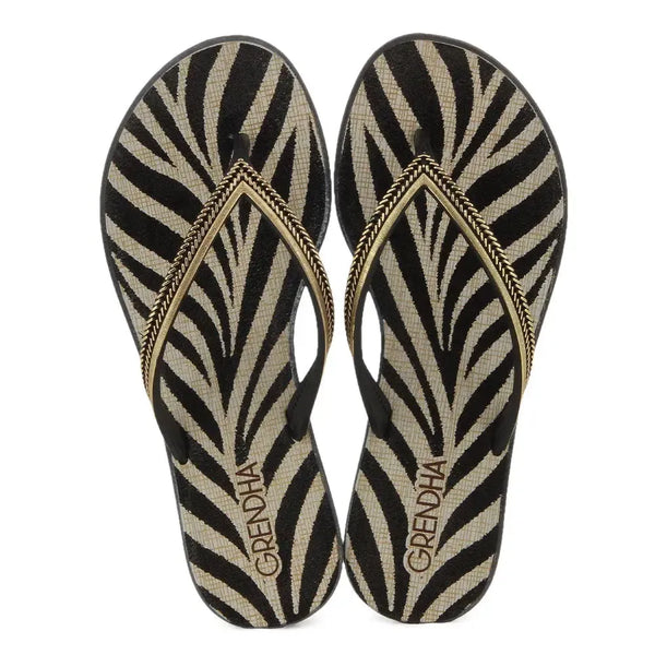 Grendha Acai Energia Sandal - Zebra Black