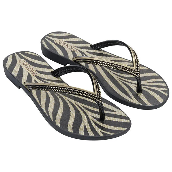 Grendha Acai Energia Sandal - Zebra Black