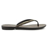 Grendha Acai Energia Thong Sandal -Black Gold