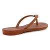 Grendha Aferto Pearl Thong Sandal - Brown