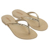Grendha Amor Em Flor Thong Sandal - Gold Glitter