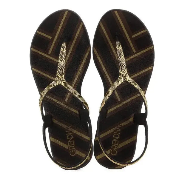 Grendha Amor En Flor Slingback Sandal - Black