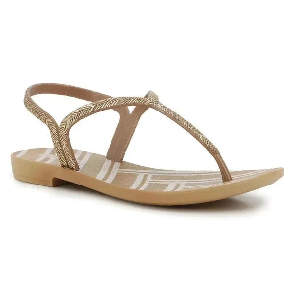 Grendha Amor En Flor Slingback Sandal - Gold