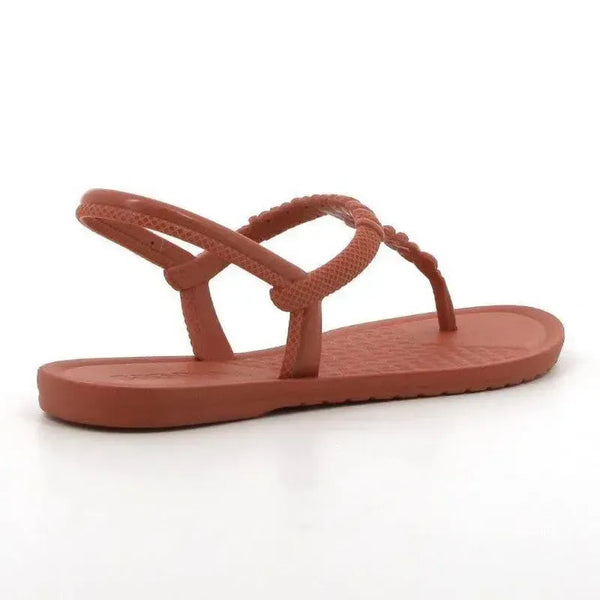 Grendha Back Strap Sandals - Nude