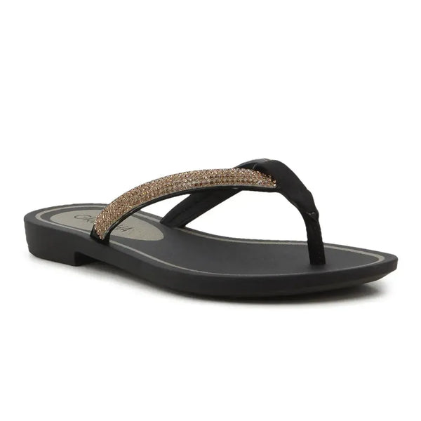 Grendha Brilho Rast Sandal - Black Brown