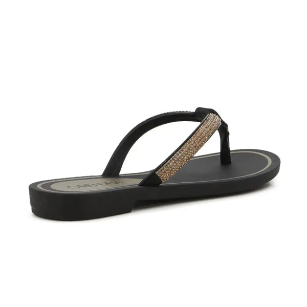 Grendha Brilho Rast Sandal - Black Brown