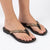Grendha Brilho Rast Sandal - Black Brown