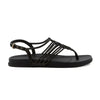 Grendha Detalhes Slingback Sandal - Black