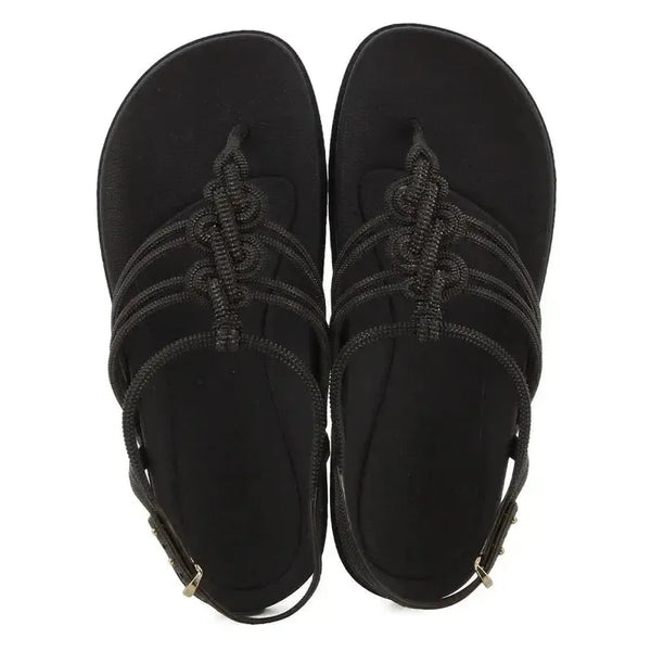 Grendha Detalhes Slingback Sandal - Black