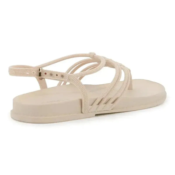 Grendha Detalhes Slingback Sandal - Off White