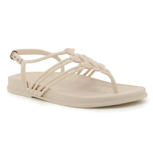 Grendha Detalhes Slingback Sandal - Off White