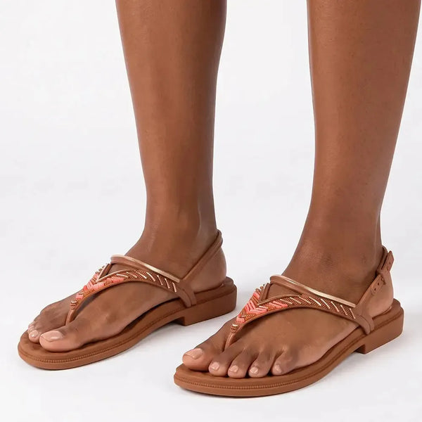Grendha Envolver Sandal - Brown