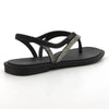 Grendha Fern Thong Slingback Sandals - Black
