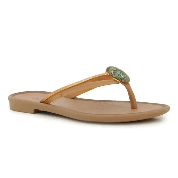 Grendha Irreverente Gem Thong Sandal - Beige