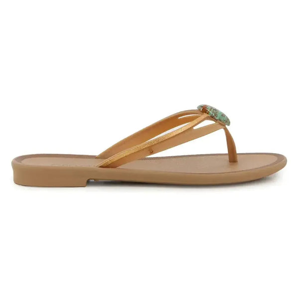 Grendha Irreverente Gem Thong Sandal - Beige