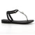 Grendha Slingback Sandals with Trim - Black