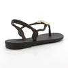 Grendha Slingback Thong Slip On - Black