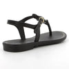 Grendha Slingback With Trim Sandals - Black