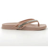 Grendha Thong Glitter Trim Sandal - Nude