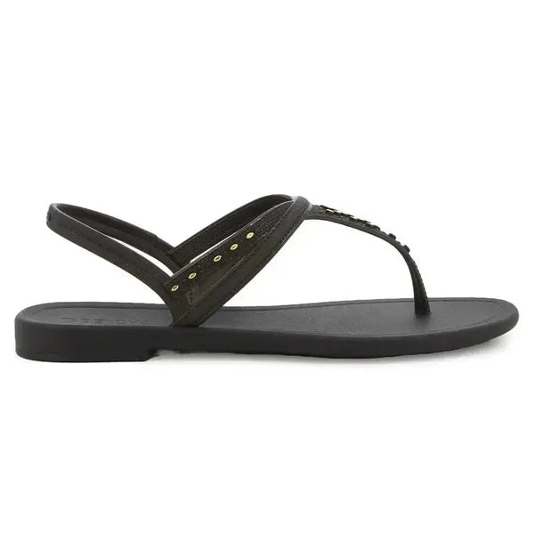 Grendha Todo Dia II Slingback Sandal - Black Gold