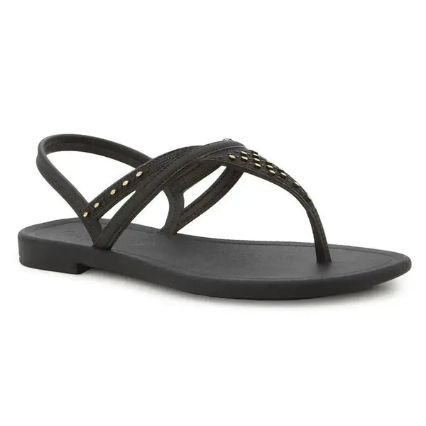 Grendha Todo Dia II Slingback Sandal - Black Gold