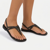 Grendha Todo Dia II Slingback Sandal - Black Gold