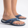Hi-Tec Anselia Thong Sandal - Flintsone/Blue Fog