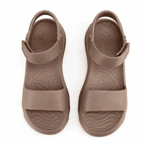 Holster Cloudnine Velcro Tie Sandals - Natural