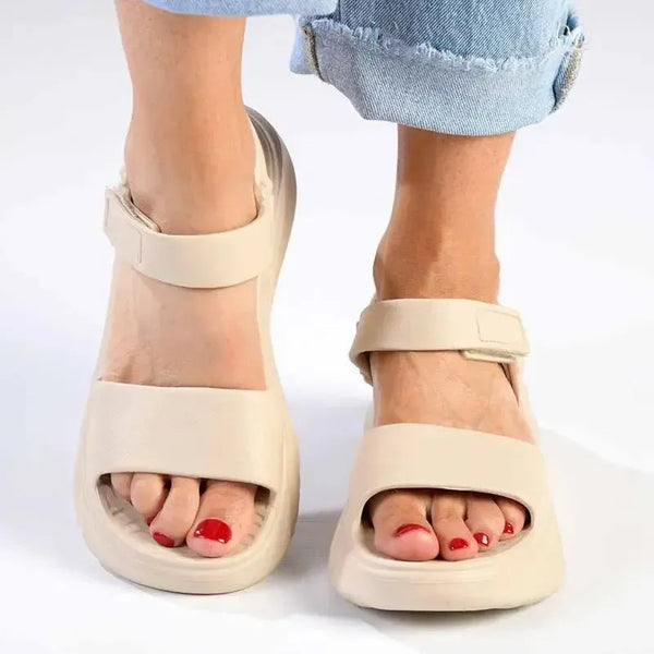 Holster Cloudnine Velcro Tie Sandals - Sand