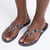 Holster Embellish Thong - Clear Midnight Blue