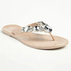 Holster Glam / Embellish Thong Sandals - Champagne