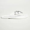 Holster Glam / Embellish Thong Sandals - White/Clear