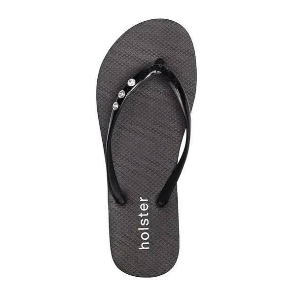 Holster Holiday Flip Flops - Black