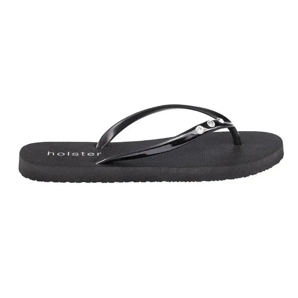Holster Holiday Flip Flops - Black