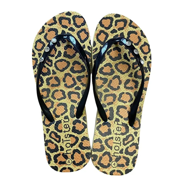 Holster Holiday Flip Flops - Leopard