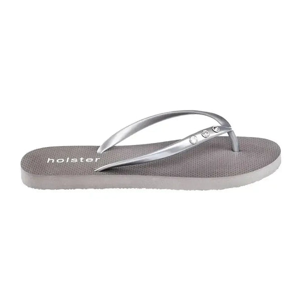 Holster Holiday Flip Flops - Silver