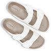 Holster Stride Double buckle Sandals - White