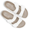 Holster Stride Double buckle Sandals - White