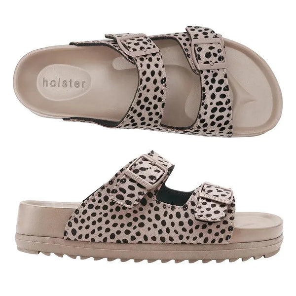 Holster Stride Sandals - Cheetah Print
