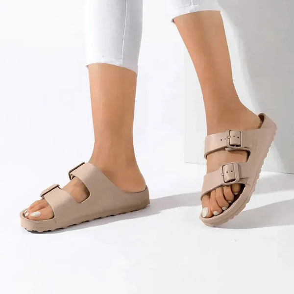 Holster Sundreamer Double Buckle Sandal - Beige