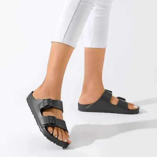 Holster Sundreamer Double Buckle Sandals - Graphite