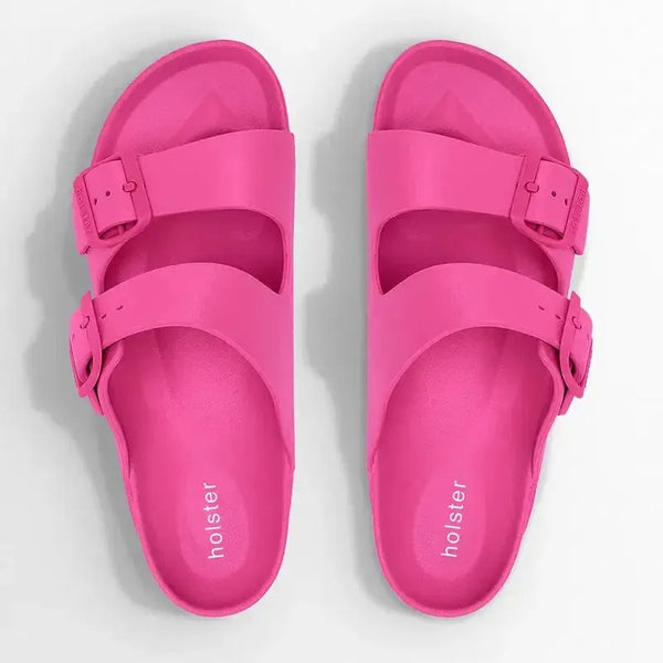 Holster Sundreamer Double Buckle Sandals - Hot Pink