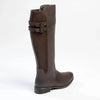 Hush Puppies Arla Leather Rider Boot - Chocolate