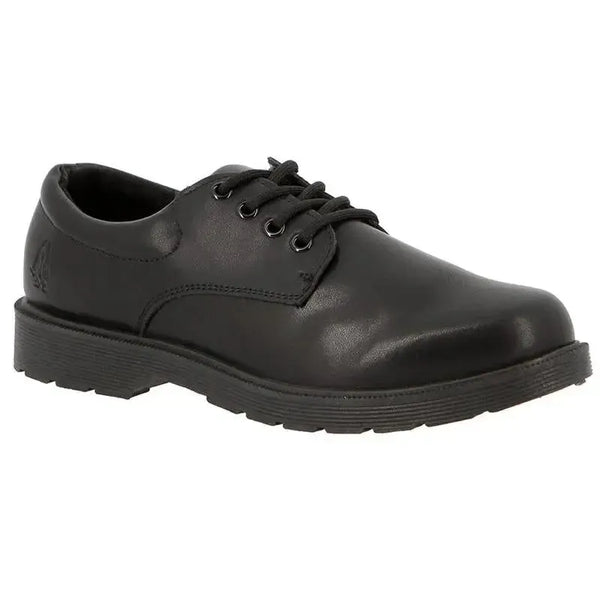 Hush Puppies Curtis Mens School Shoes - Black