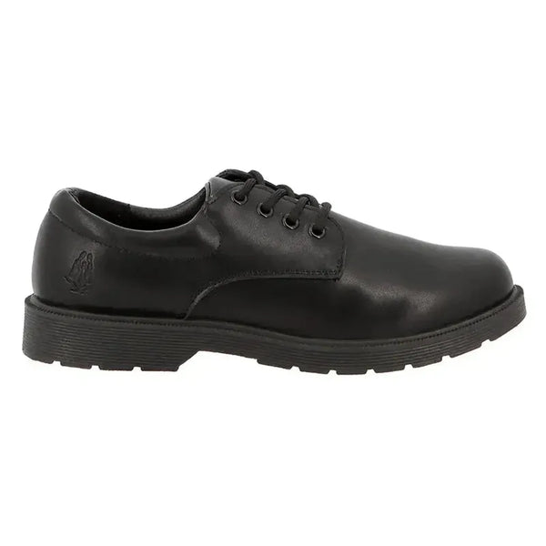 Hush Puppies Curtis Youth School Shoes - Black