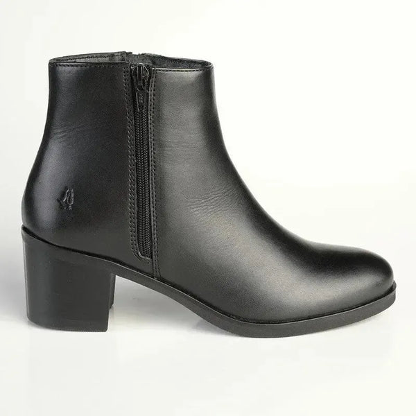 Hush Puppies Dawn Side Zip Ankle Boot - Black