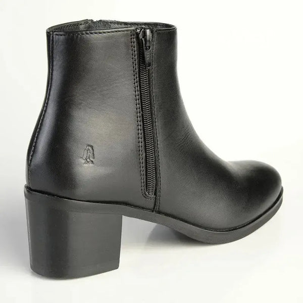 Hush Puppies Dawn Side Zip Ankle Boot - Black