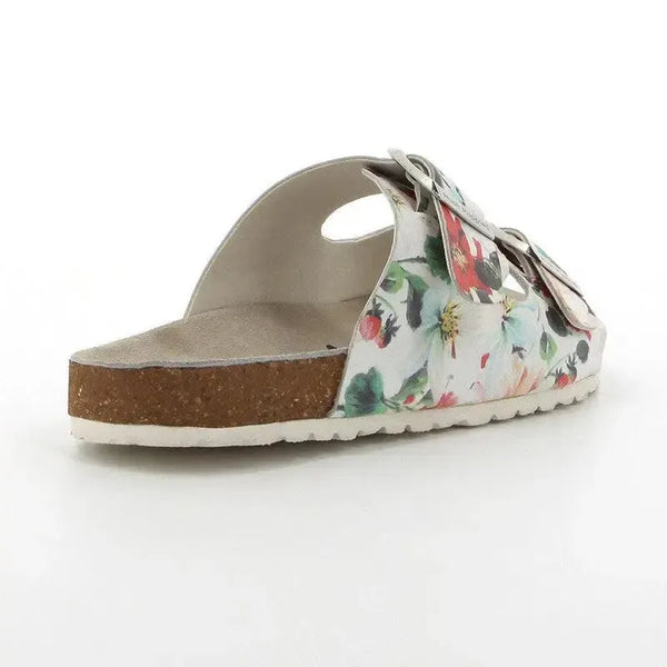 Hush Puppies Depika Leather Sandals - Multi Printed Nappa Leather