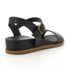 Hush Puppies Graice Leather Sandal - Navy